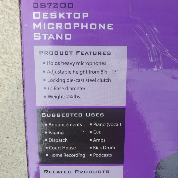 Desktop Microphone Stand NEW - Picture 5 of 6